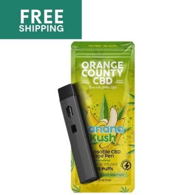 Banana Kush 600mg | CBD Disposable ~ Buy Online | Free Shipping