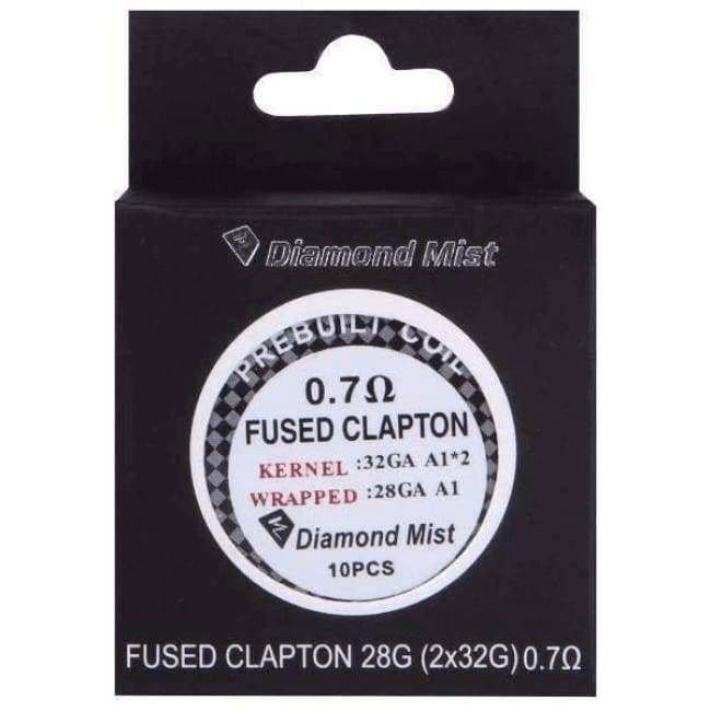 Premade Fused Clapton Coils 0.7 Ohm - Pack of 10