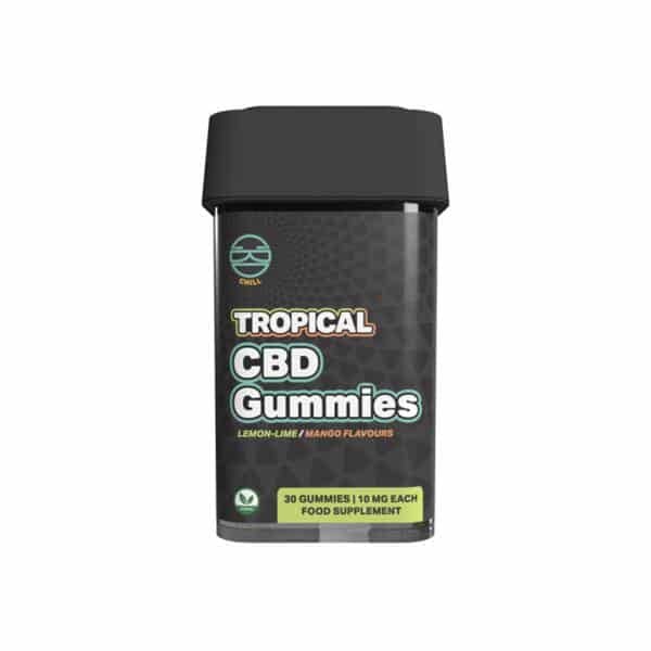 Zoetic 300mg CBD Chill Gummies – Tropical - CBD Gummy Bears