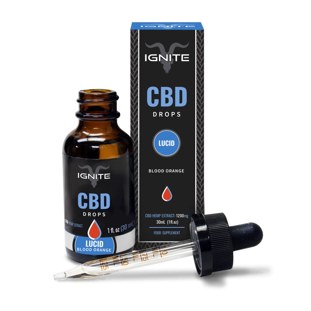 Ignite CBD Drops Lucid - Blood Orange 30ml 1200mg - CBD oil