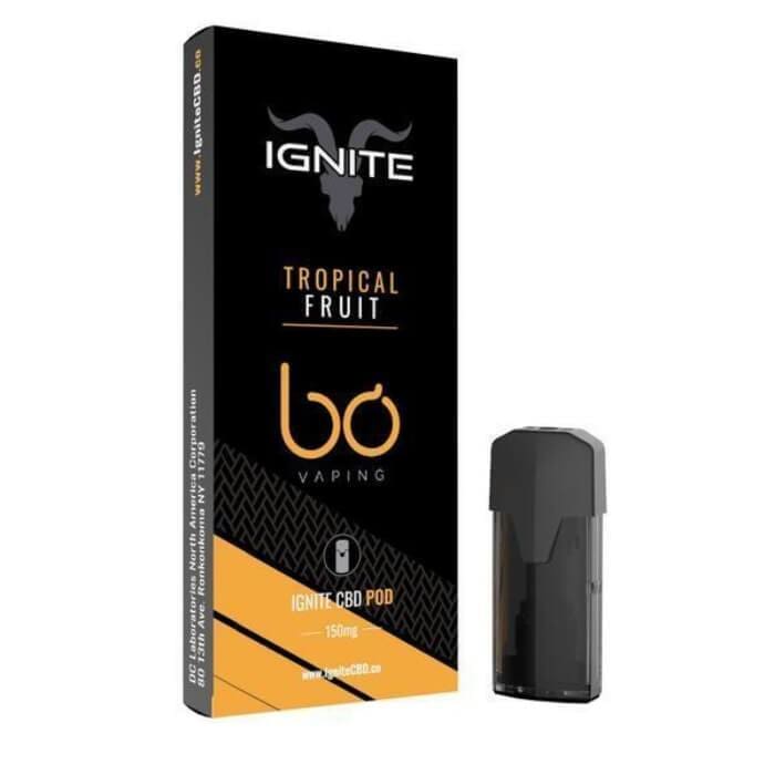 Ignite CBD Vape Pod 250mg - Recharge - Tropical Fruit - pods