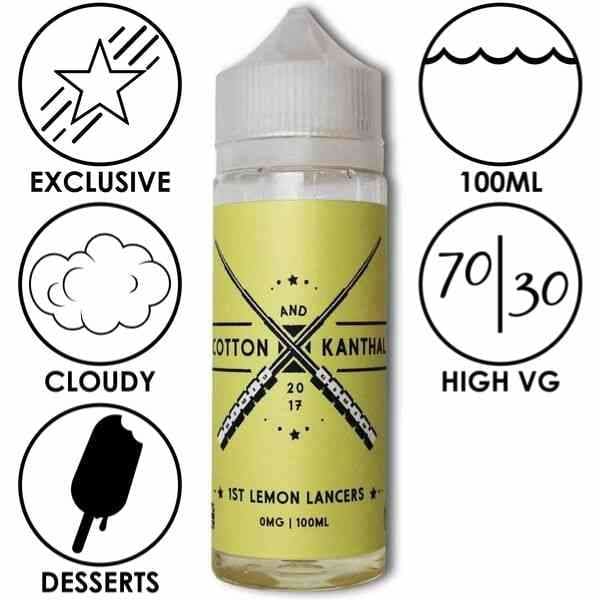 Lemon Lancers - Cotton And Kanthal - Juice