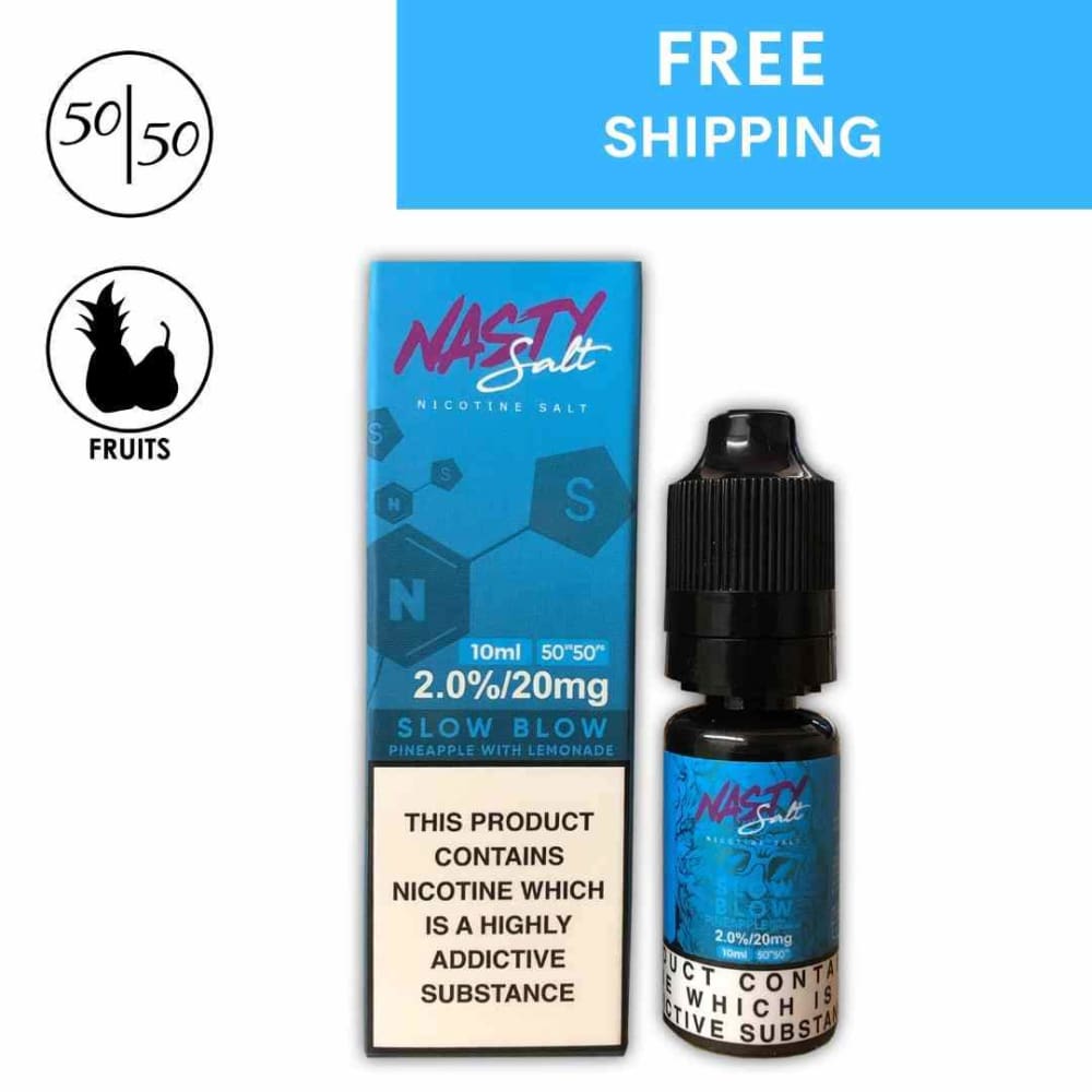 Nasty Salts Slow Blow Eliquid - Juice