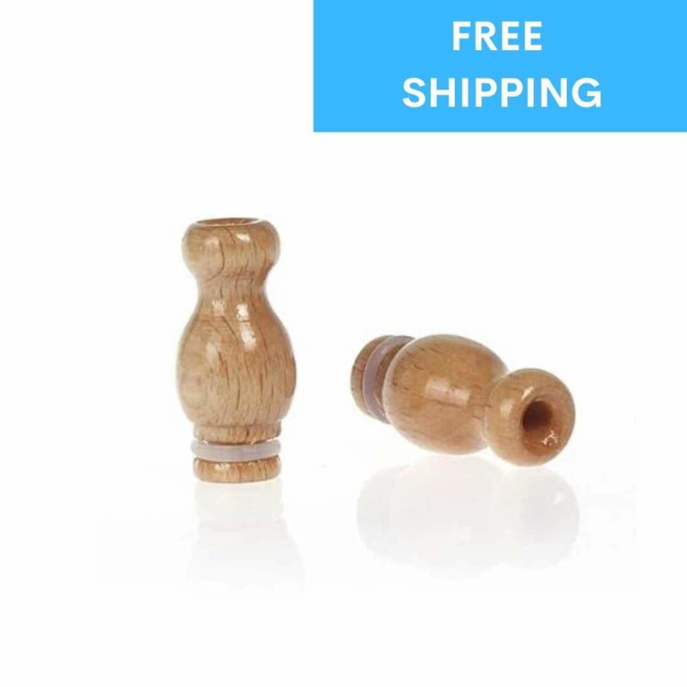 Wood Gourd Vase Style Drip Tip - Accessories