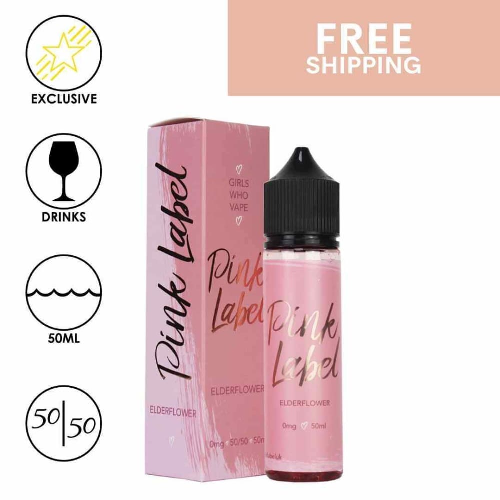 Elderflower Presse - Pink Label E-liquid 50ml - Juice