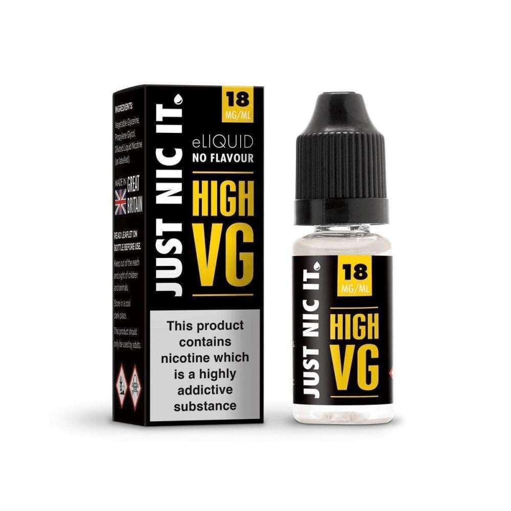 Just Nic it 18mg High VG Nicotine Shot - Juice