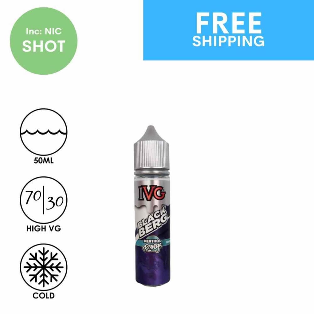 IVG Menthol Range | Blackberg | 50ml - Eliquid