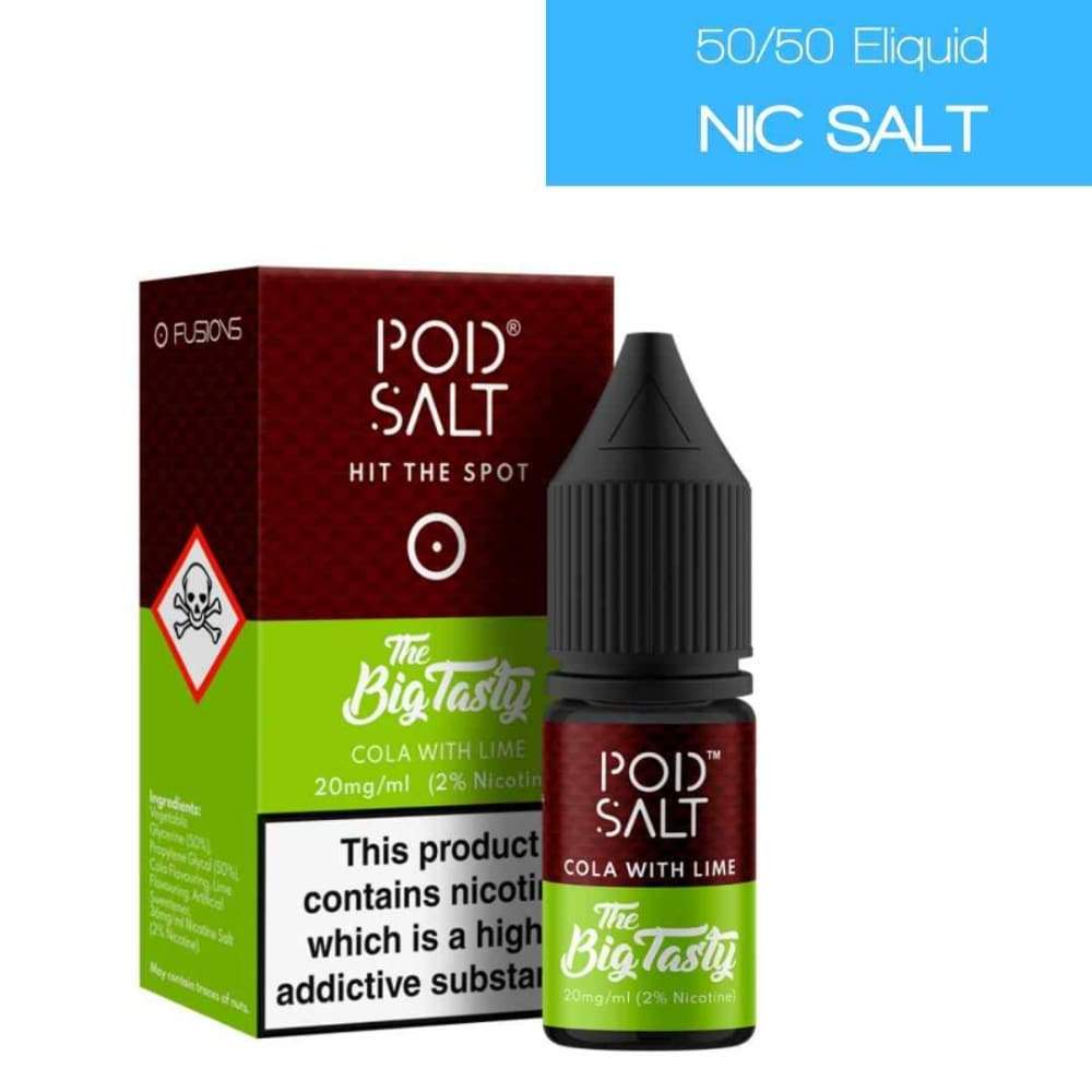 Pod Salt Fusions Big Tasty Cola and Lime - Juice