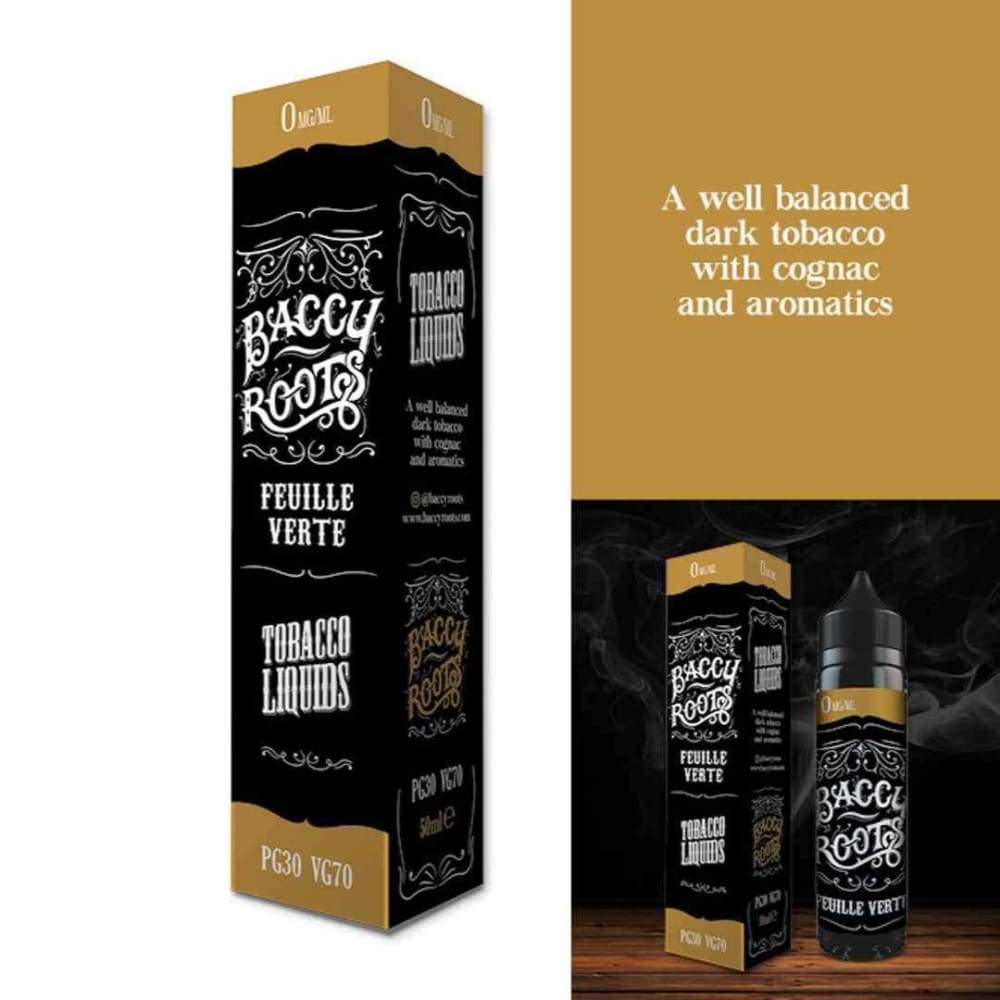 Baccy Roots Eliquid Feuille Verte - Juice