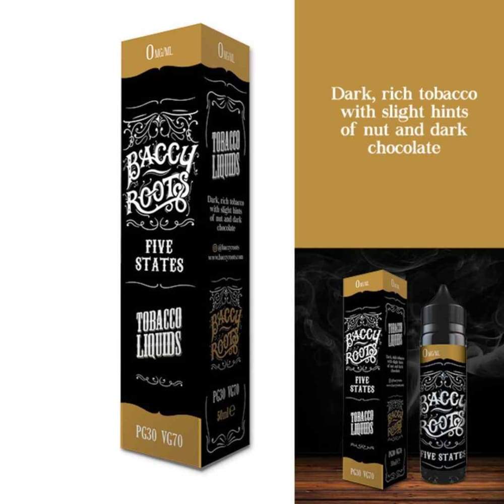 Baccy Roots Eliquid Five States - Juice
