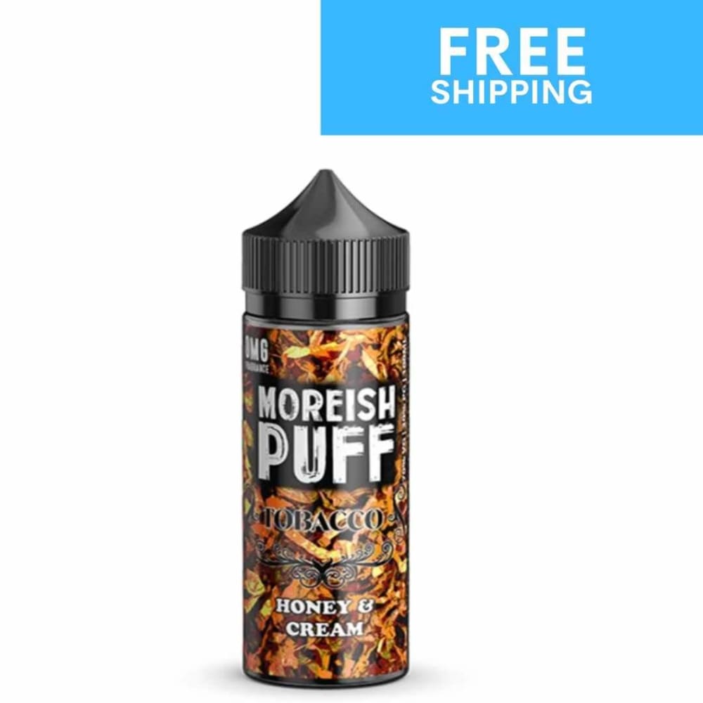 moreish puff honey and cream