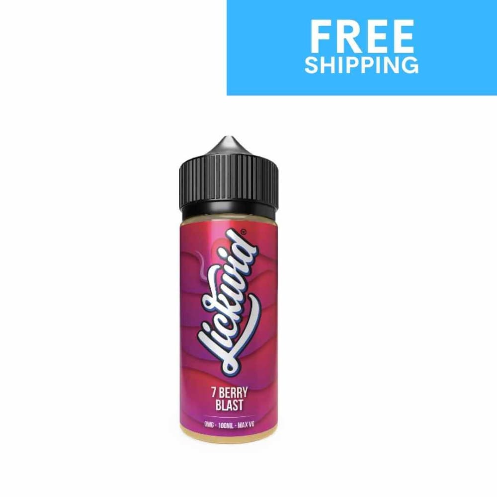 Lickwid, 7 Berry Blast, 100ml shortfill
