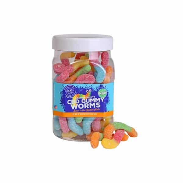 Orange County CBD 10mg Gummy Worms – Large Pack - CBD Gummy Bears
