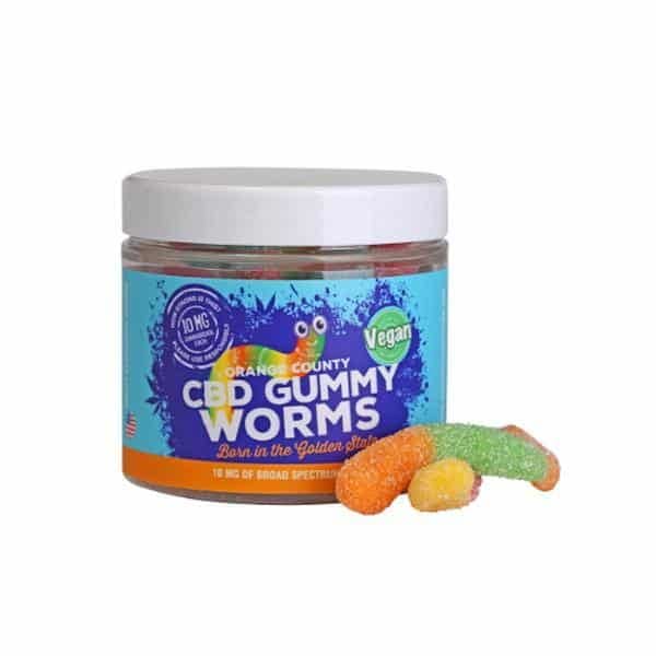 Orange County CBD 25mg Gummy Worms – Small Pack - CBD Gummy Bears