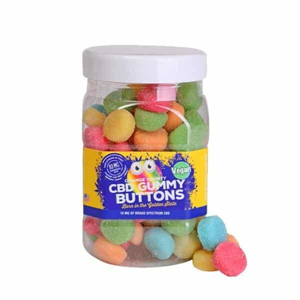 Orange County CBD 50mg Gummy Buttons – Large Pack - CBD Gummy Bears