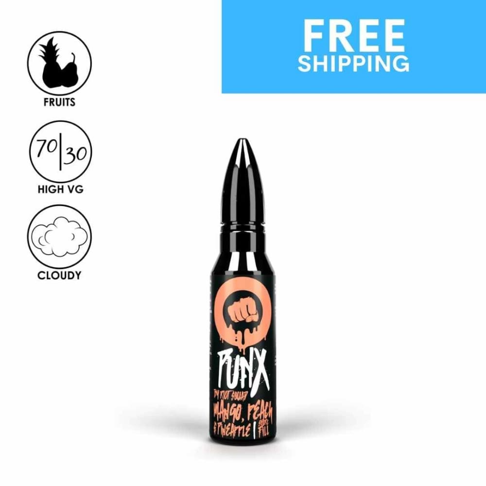 Mango, Peach, Pineapple, Riot Squad Punx, 50ml