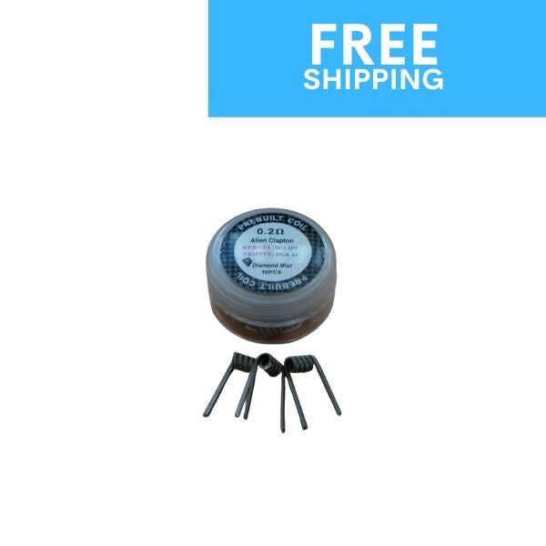 Diamond Mist Prebuilt Alien Clapton Coils