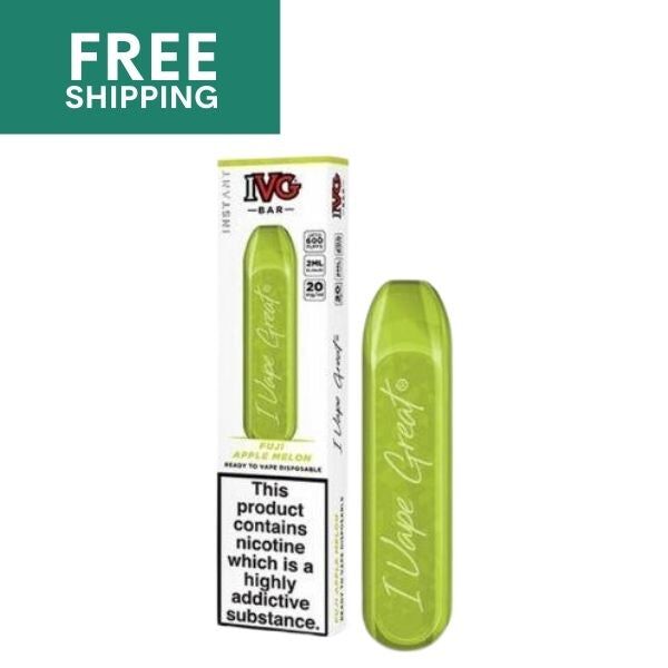 IVG Bar Fuji Apple Melon disposable vape