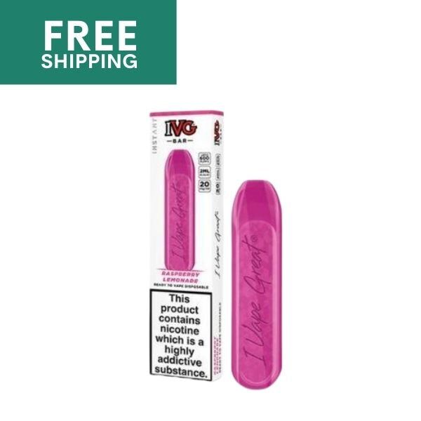 IVG Bar Raspberry Lemonade disposable vape