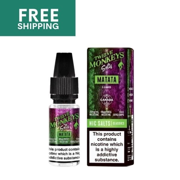 Matata Nic salts by 12 Monkeys