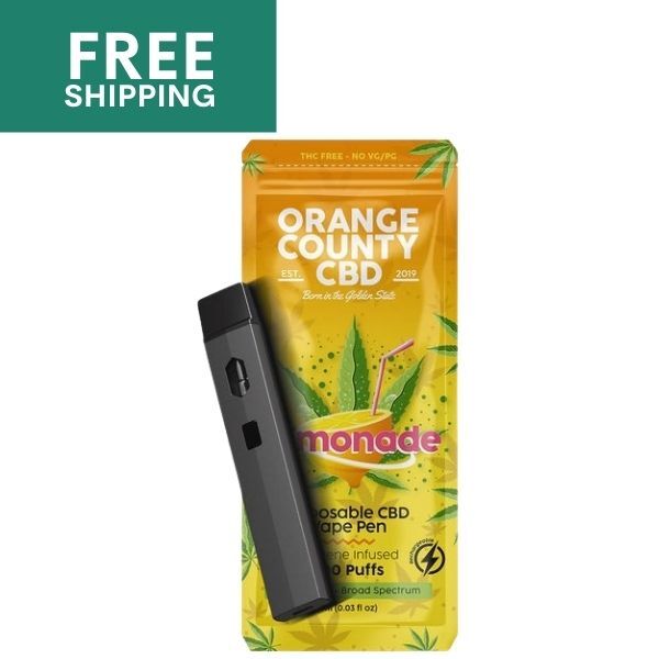 Orange County CBD Lemonade 600mg disposable