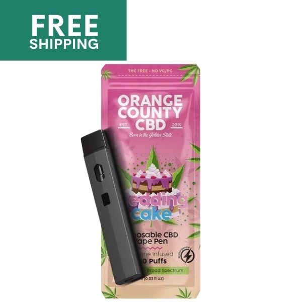 Orange County CBD Wedding Cake 600mg disposable