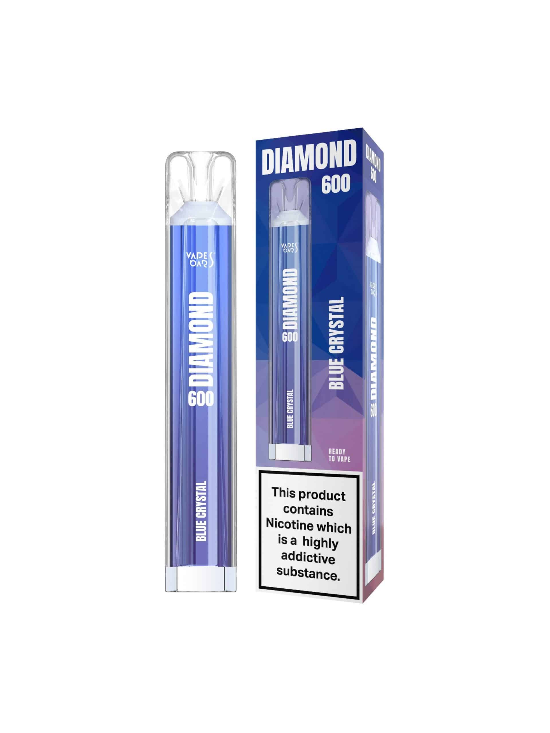 Blue Crystal | Diamond 600 Bar Disposable