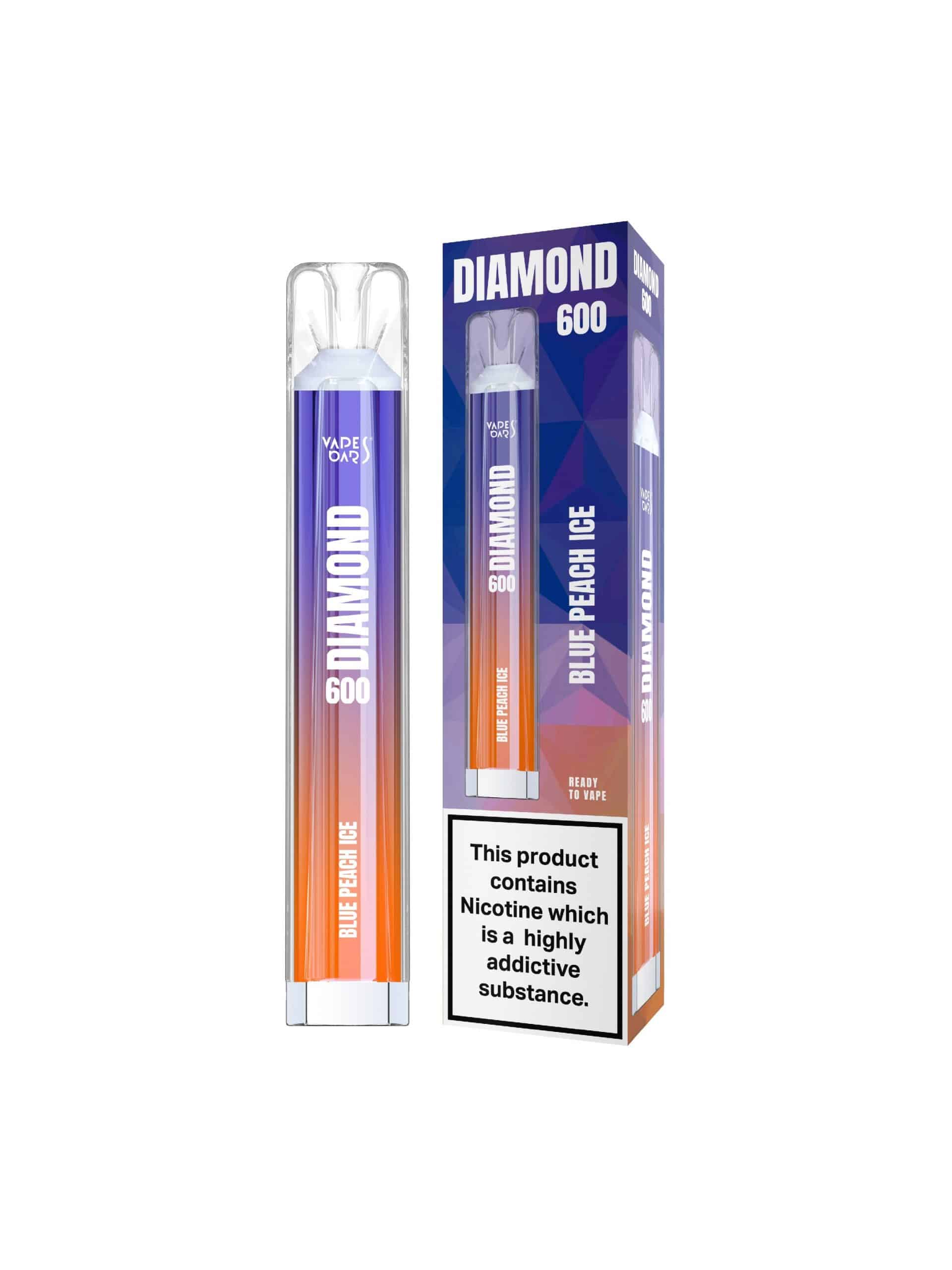 Blue Peach Ice | Diamond 600 Bar Disposable