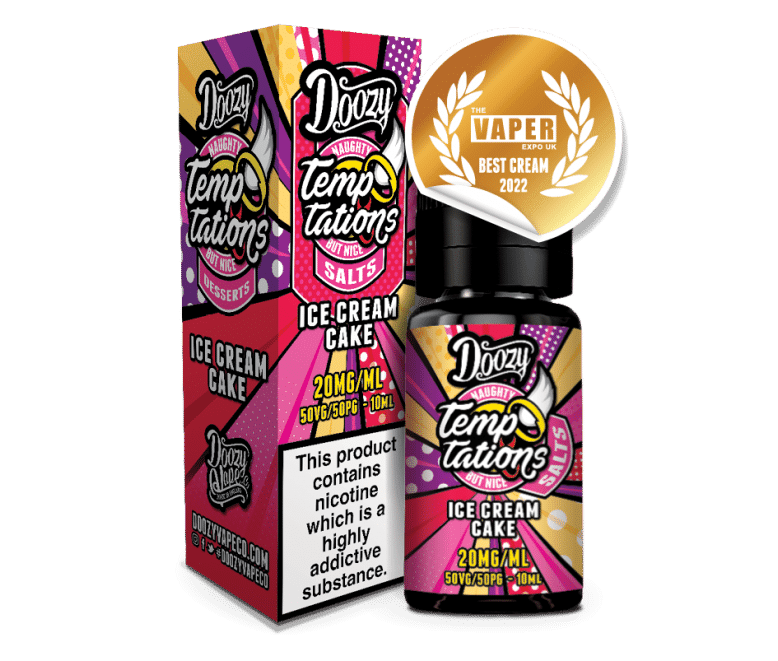 Ice Cream Cake | Doozy Vape Co Temptations  |Nic Salt